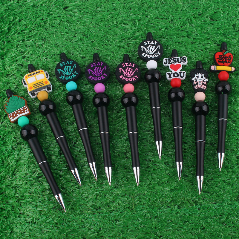 Cartoon Silicone Bead Pens
