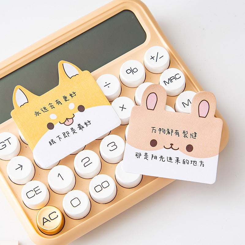 Cartoon Special-shaped Creative Sticky Notes Message Note Paper