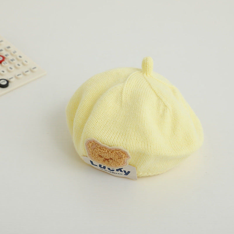 Wholesale Children's Woolen Bear Beret