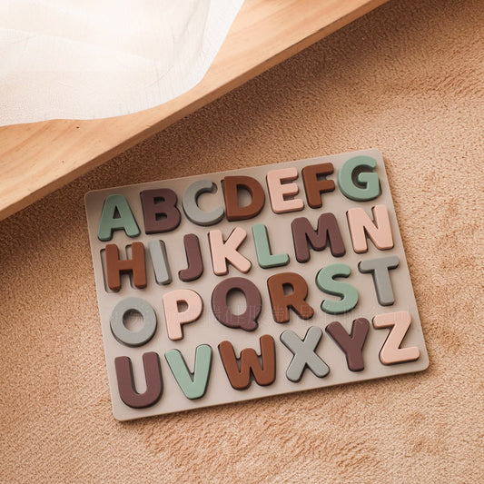 Wholesale Baby Alphabet Puzzle Silicone TOY