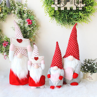 Valentine's Day Love Fabric Figurine Ornaments