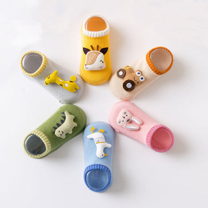 Baby Three-dimensional Doll Dinosaur Rabbit Thick Toddler Socks