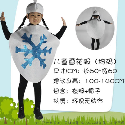 Children's Fruit and Vegetable Costume Environmental-Friendly