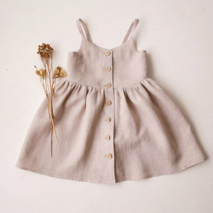 Girls Summer Cotton Sundress Baby Clothes