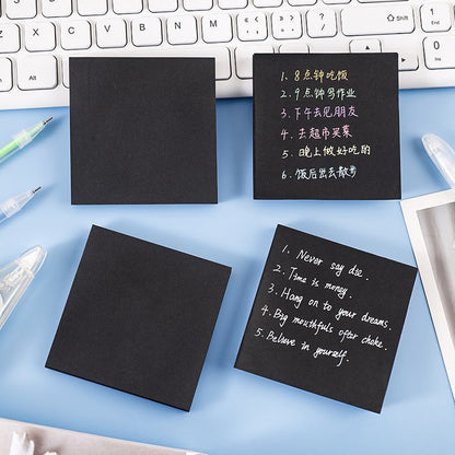 Creative Black Paper Sticky Notes