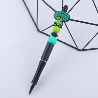 Beaded PENS Cartoon Fruit Series Silicone Handmade Beaded