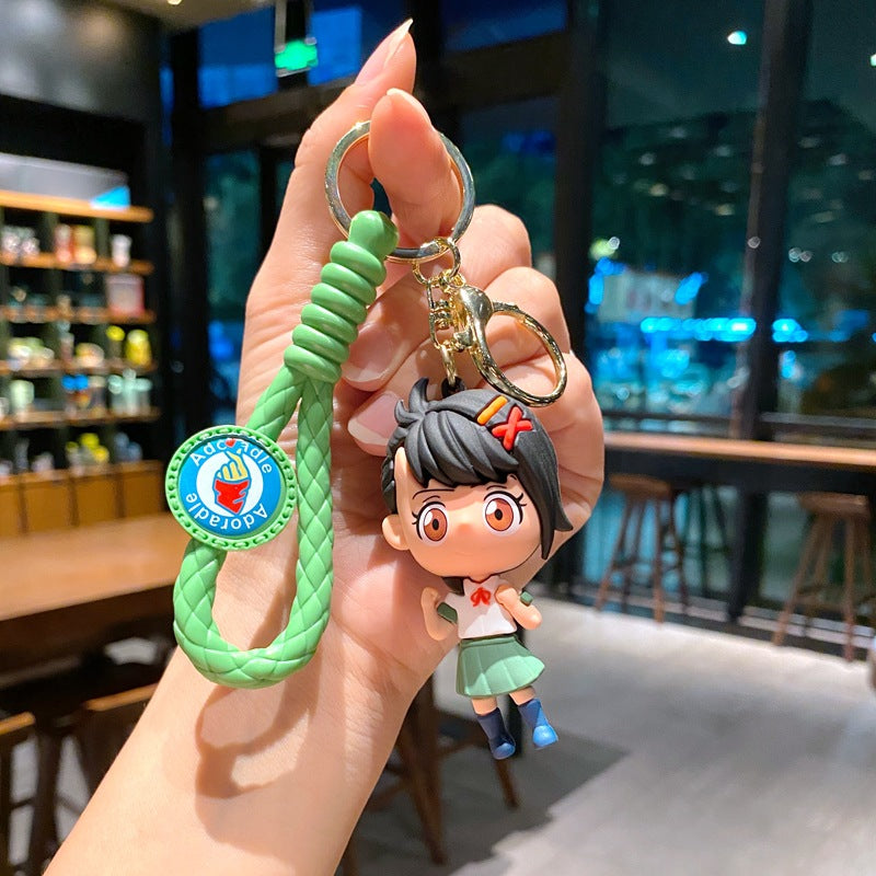 Cartoon Anime PVC Soft Keychain Creative Keychain