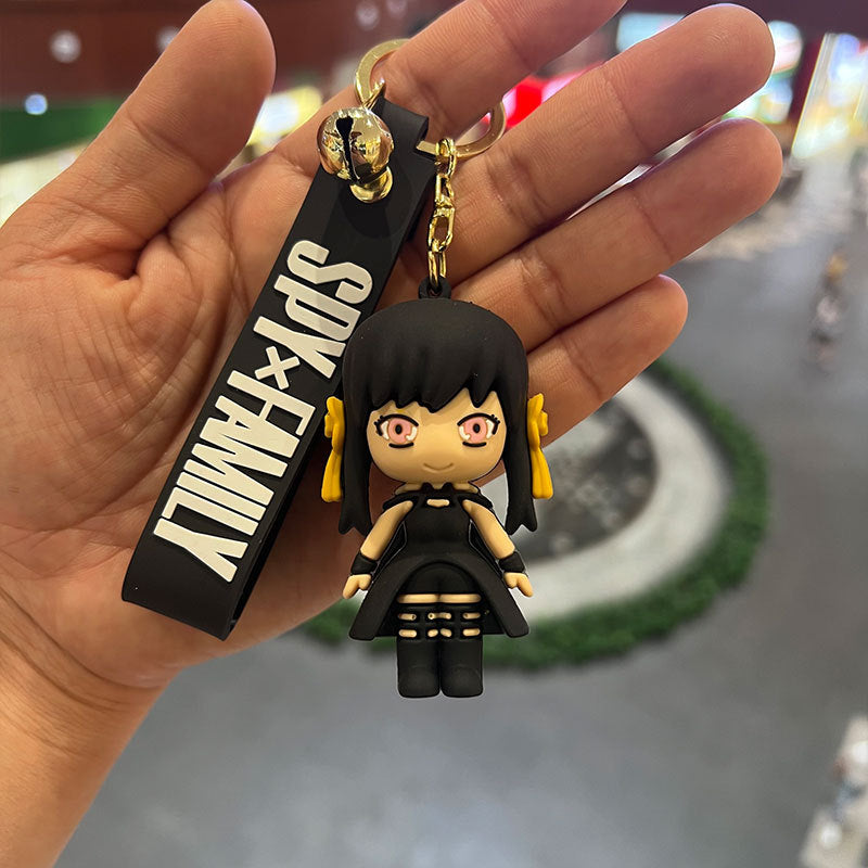 Cartoon PVC Silicone Keychains Creative Keychain