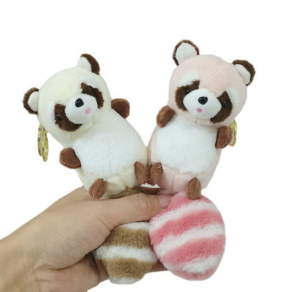 Raccoon Plush Doll Keychain