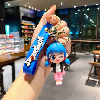 Cartoon Anime PVC Soft Keychain Creative Keychain