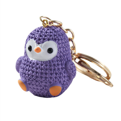 Cartoon Resin Penguin Keychain Cute Keychain