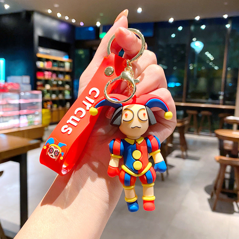PVC Soft Glue Cute Keychain Creative Keychain