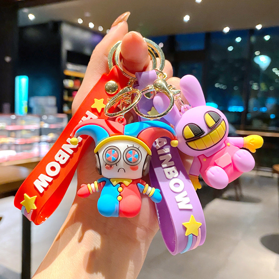 PVC Soft Glue Cute Keychain Creative Keychain
