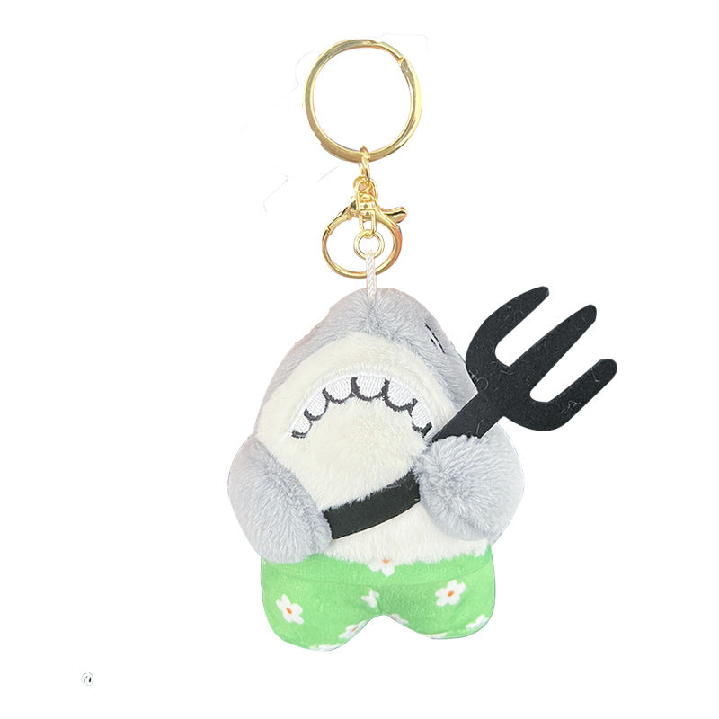Creative Doll Plush Ball Keychain
