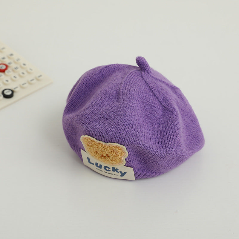 Wholesale Children's Woolen Bear Beret