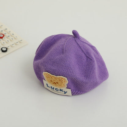 Wholesale Children's Woolen Bear Beret