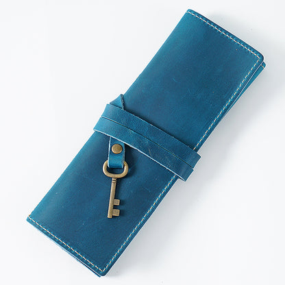 Cowhide Vintage Handmade Multifunctional Pencil Case