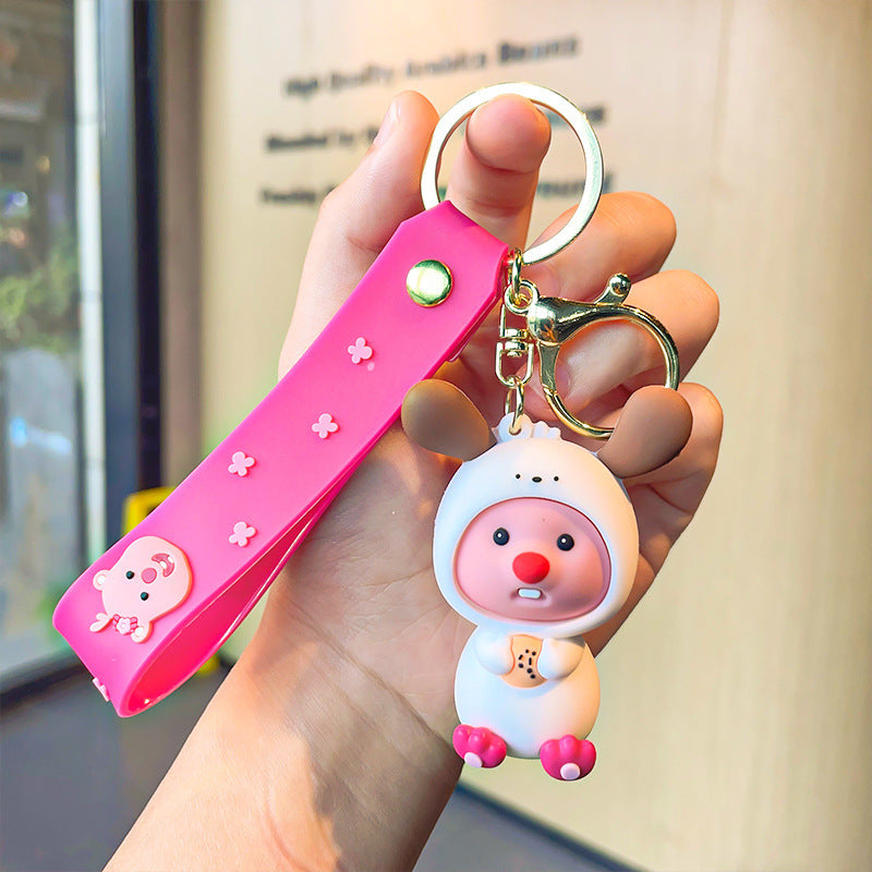 Cartoon Cute Keychain Little Beaver Keychains