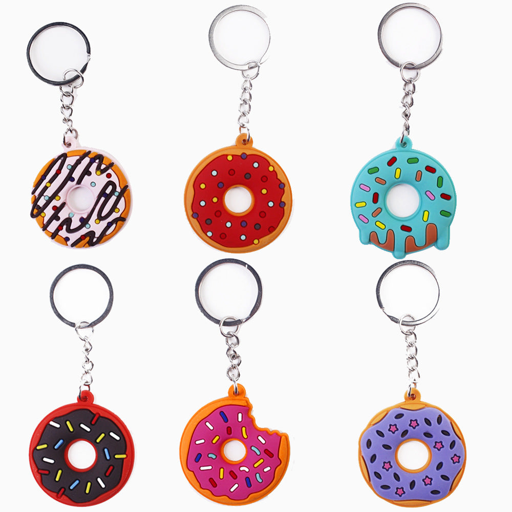 PVC Donut Keychain