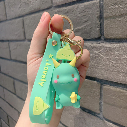 Cartoon Dinosaur Elephant Silicone Keychain Cute Keychain