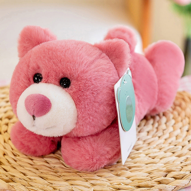 Wholesale Cartoon Panda Snap Ring Plush Toy Bracelet