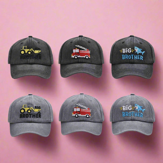 Cotton Embroidered Small Car Children's Baseball Caps