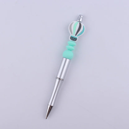 Beadable Pens Hot Air Balloon Beads Plastic Ballpoint