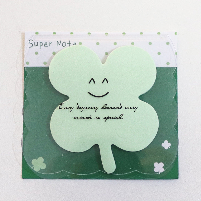 Shaped Fluorescent Note Stickers, Cartoon Paper Convenience Stickers