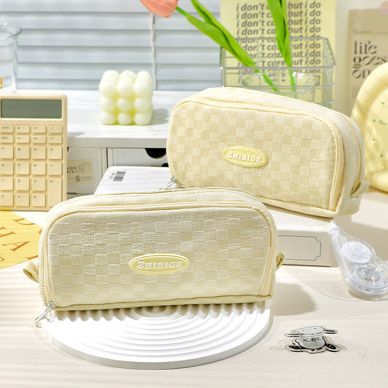 Fabric Large Capacity Pencil Case