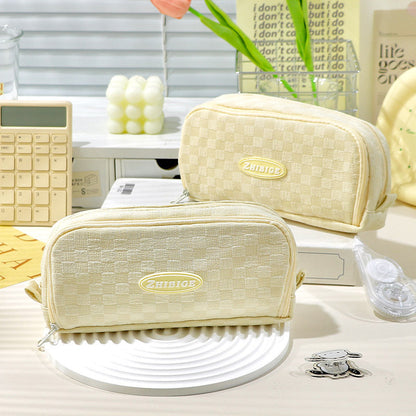 Fabric Large Capacity Pencil Case