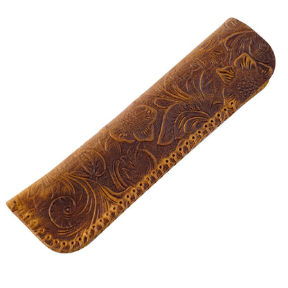 Retro Handmade Head Layer Cowhide Leather Knife Purse