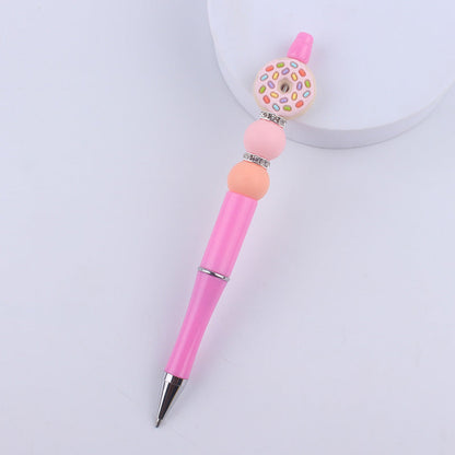 Cartoon Fruit Silicone Color Plastic Beadable Pens