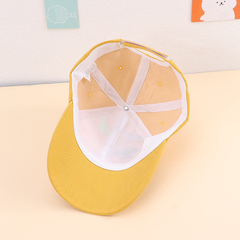 Cotton Kids Embroidered Cartoon Baseball Cap