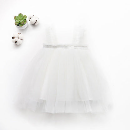 Girls Sling Princess Dress Summer Tutu Skirt