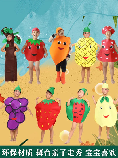 Children's Fruit and Vegetable Costume Environmental-Friendly