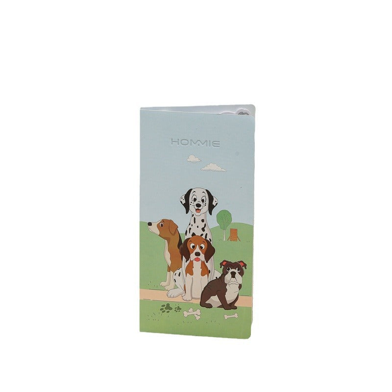 Paper Cartoon Dog Combination Set, Minimalist Office Message,