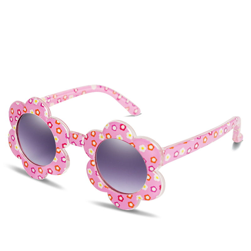 Multi-color Fashionable Children's Sunflower Sunglasses