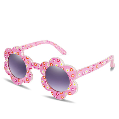 Multi-color Fashionable Children's Sunflower Sunglasses
