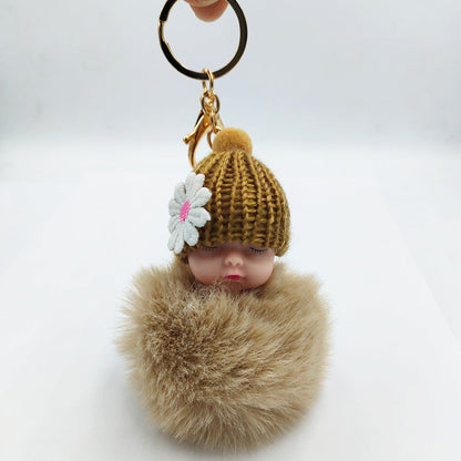 Plush Doll Keychain