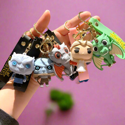Cartoon PVC Soft Keychains Creative Keychain