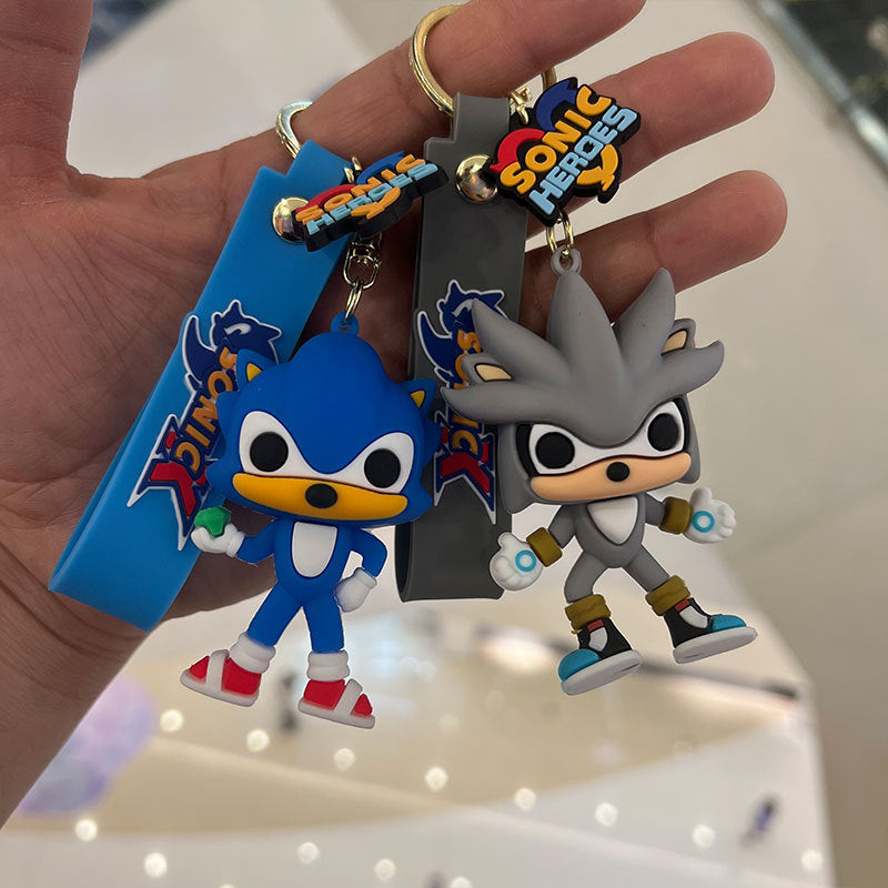 Cartoon Cute PVC Silicone Keychains Creative Keychain