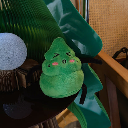 Cartoon Poop Plush Keychain