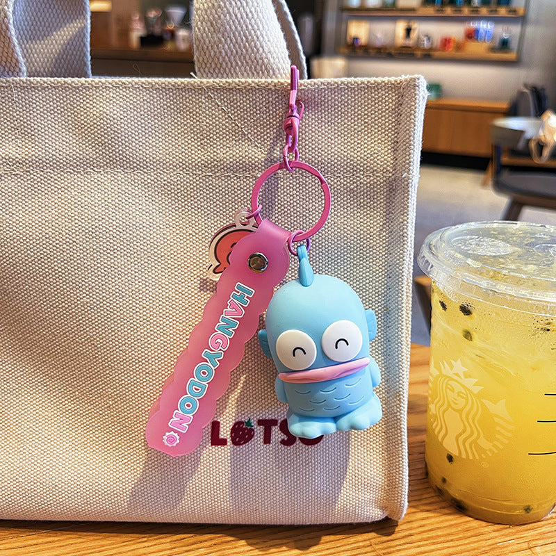 Wholesale Cartoon Cute Fish PVC Soft Glue Keychain Creative Keychain ACCVIP-KC-HangLi006