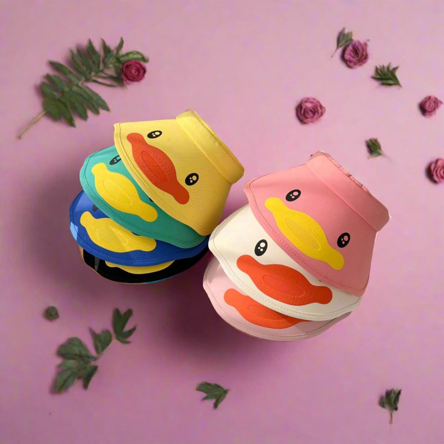 Summer Children's Cotton Cartoon Little Yellow Duck Empty Hat