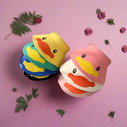 Summer Children's Cotton Cartoon Little Yellow Duck Empty Hat