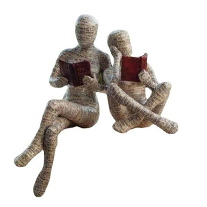 Reading Women's Pulp Resin Ornaments