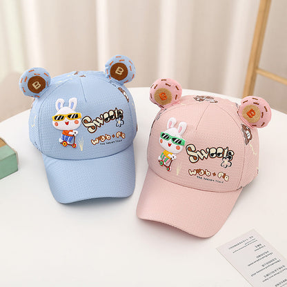 Sweet Glasses Bunny Ears Sun Hat