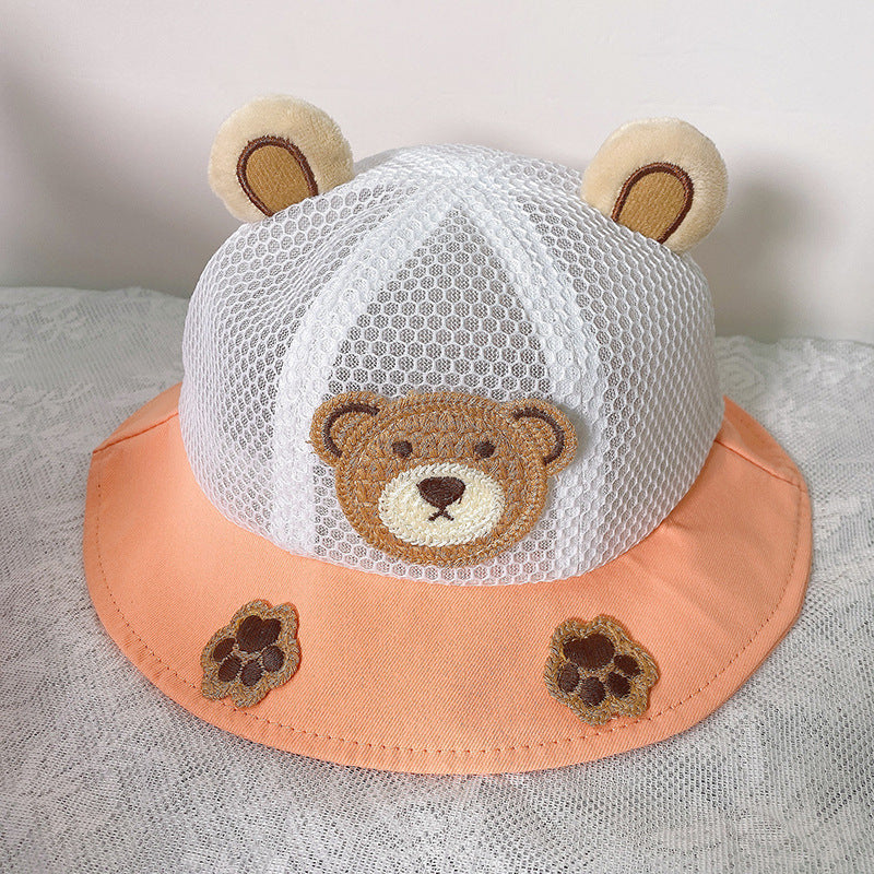 Cotton Cute Frog Kids Bucket Hat
