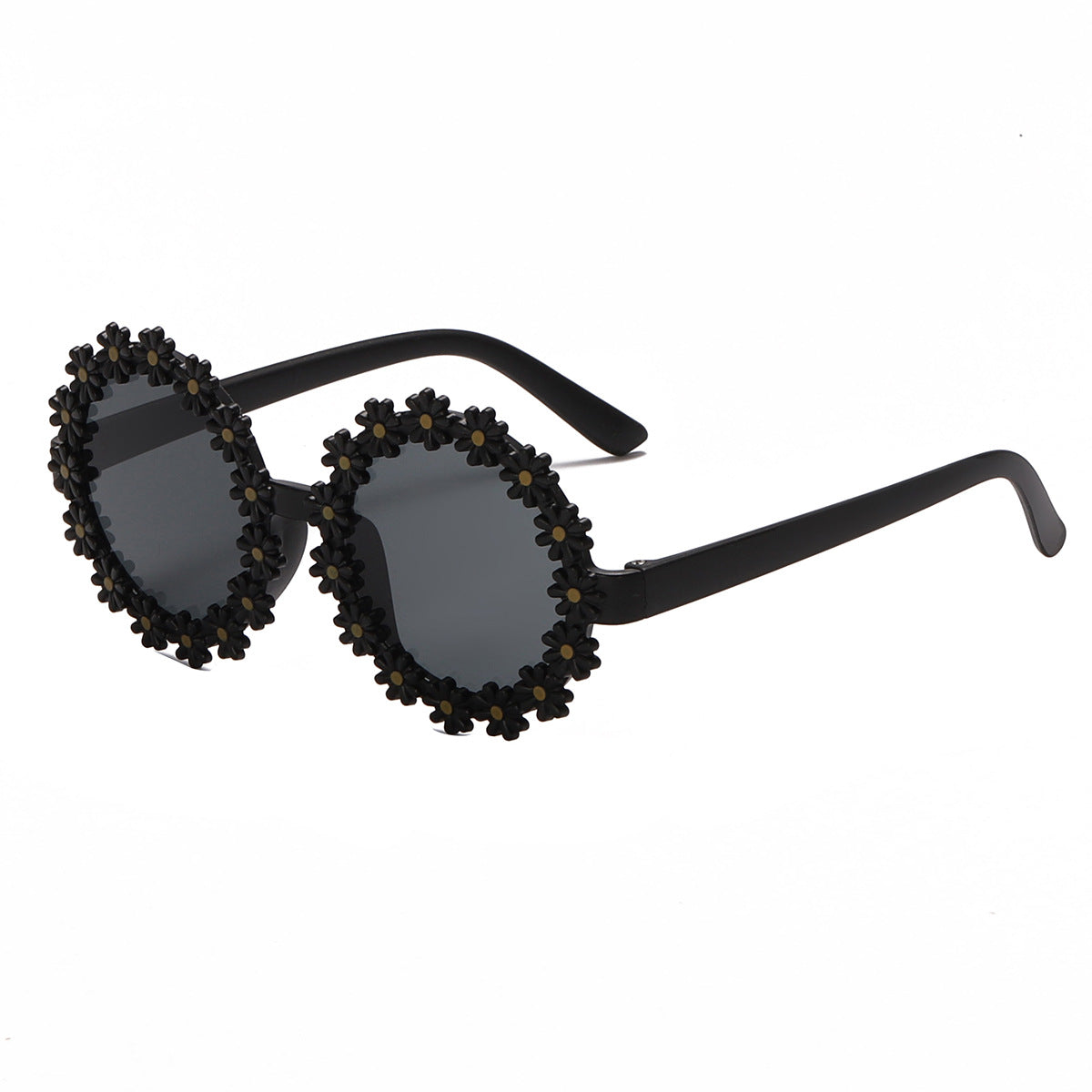 Wholesale Cute Cartoon Flowers PC Kids Sunglasses