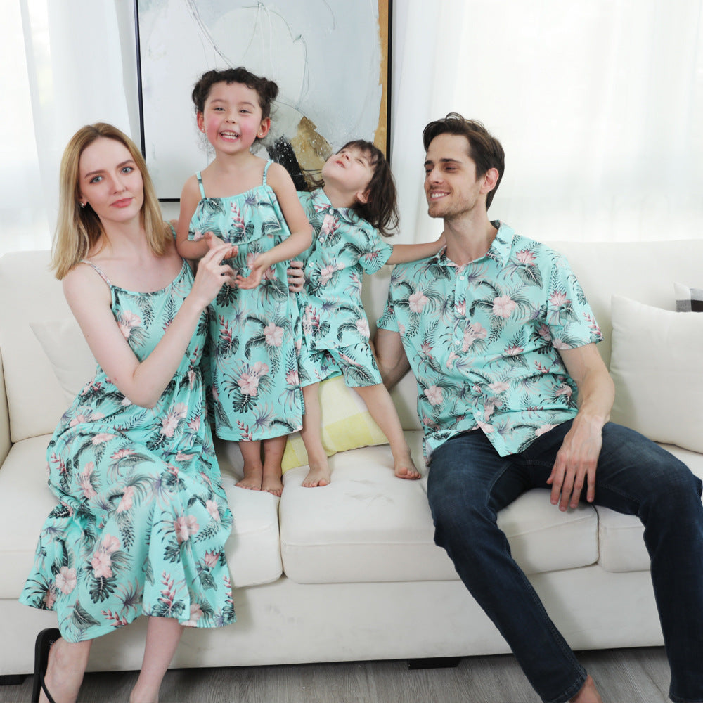 Wholesale baby family parent-child cotton Baby Clothes